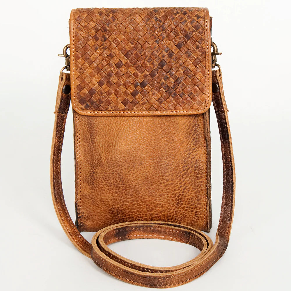 Leather Cell Phone Crossbody