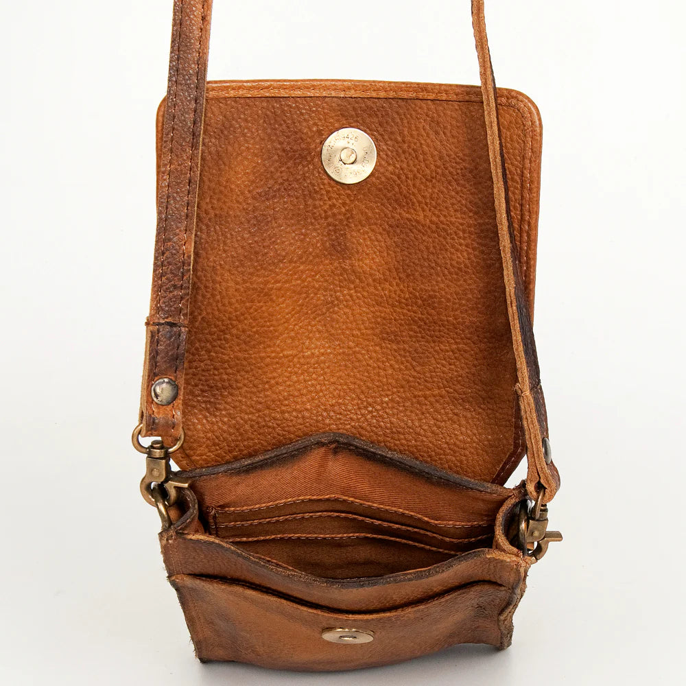 Leather Cell Phone Crossbody