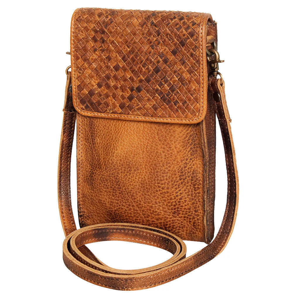 Leather Cell Phone Crossbody