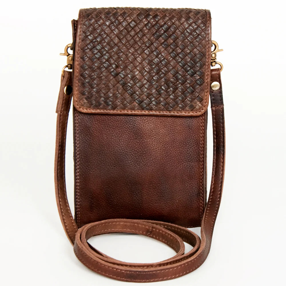 Leather Cell Phone Crossbody