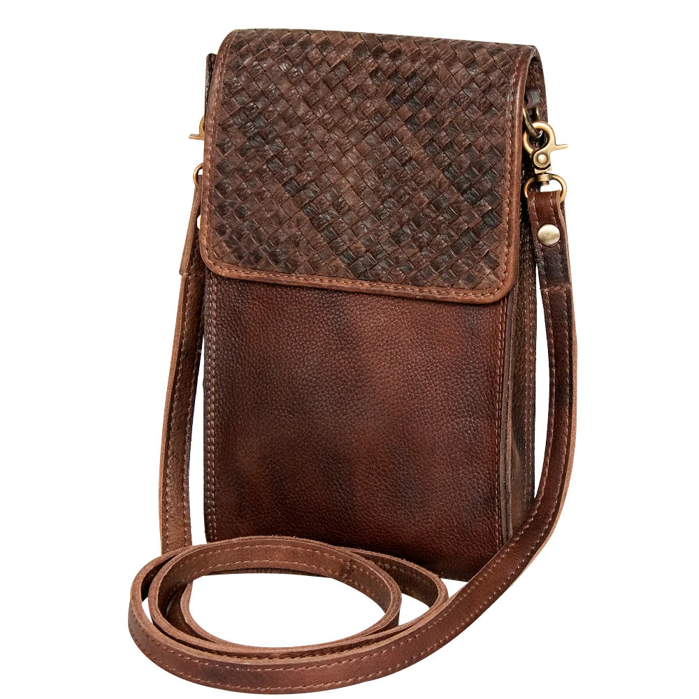 Leather Cell Phone Crossbody