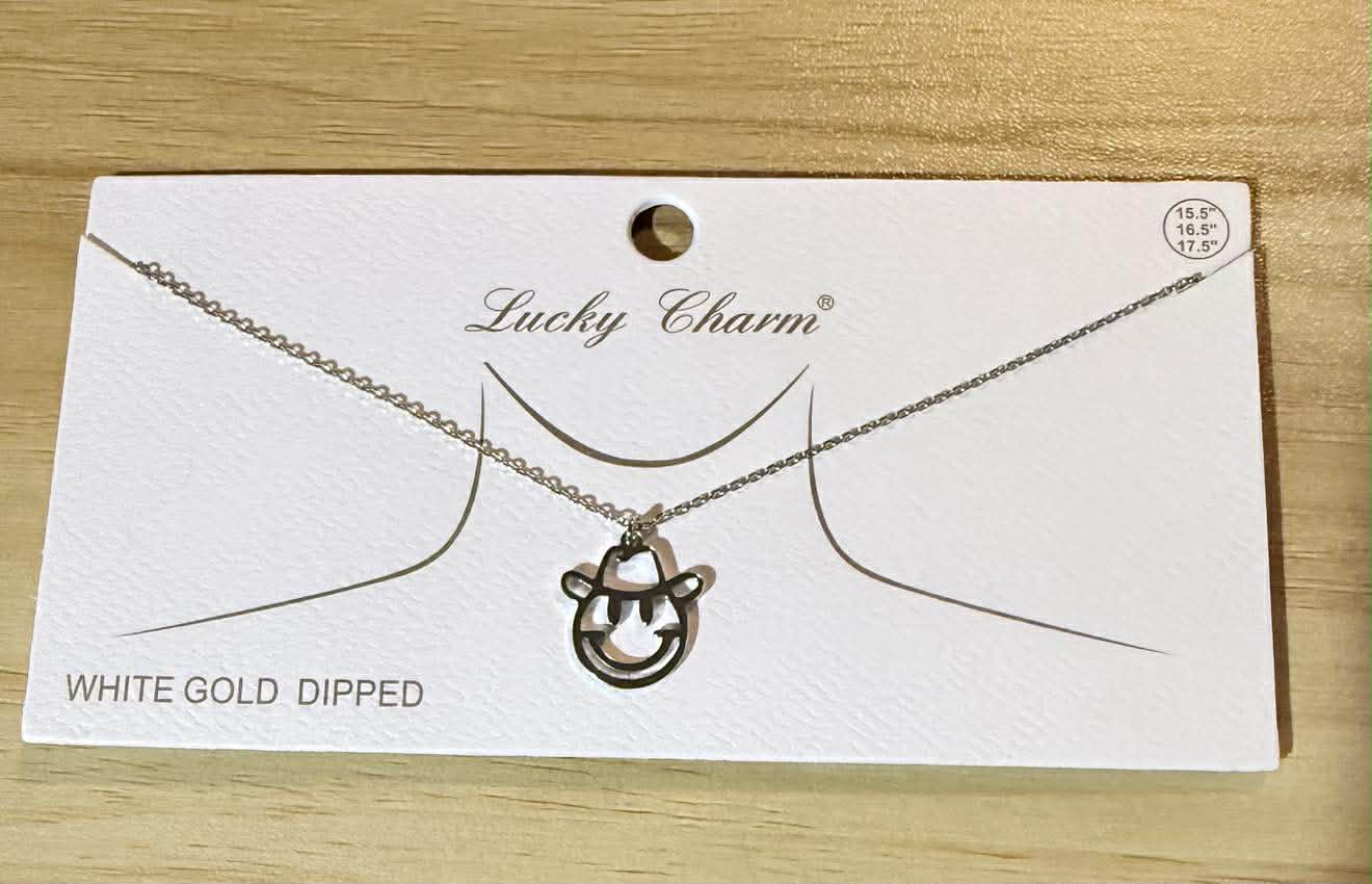 Smiley Cowboy Necklace