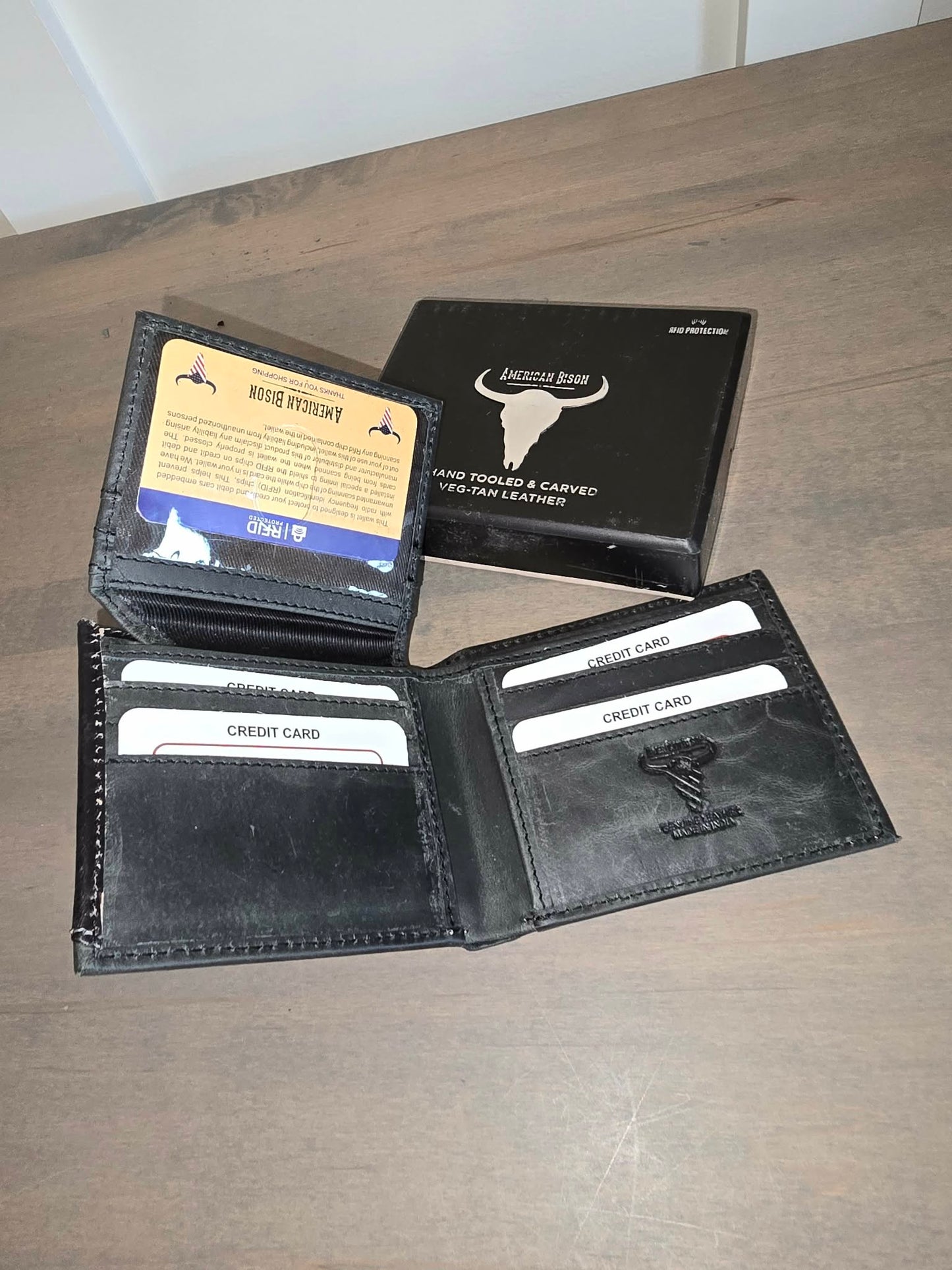 American Bison Tolled Side Bifold Wallet