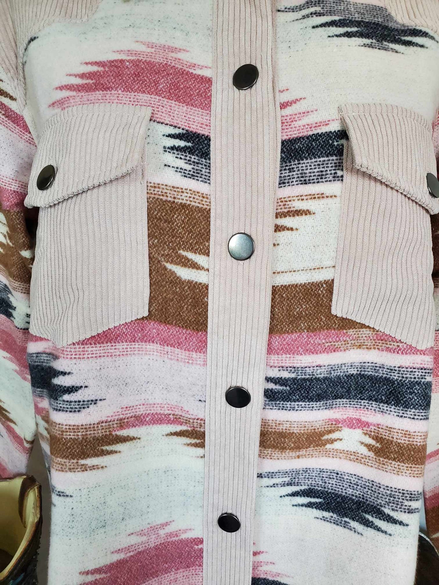 Aztec Print Jacket