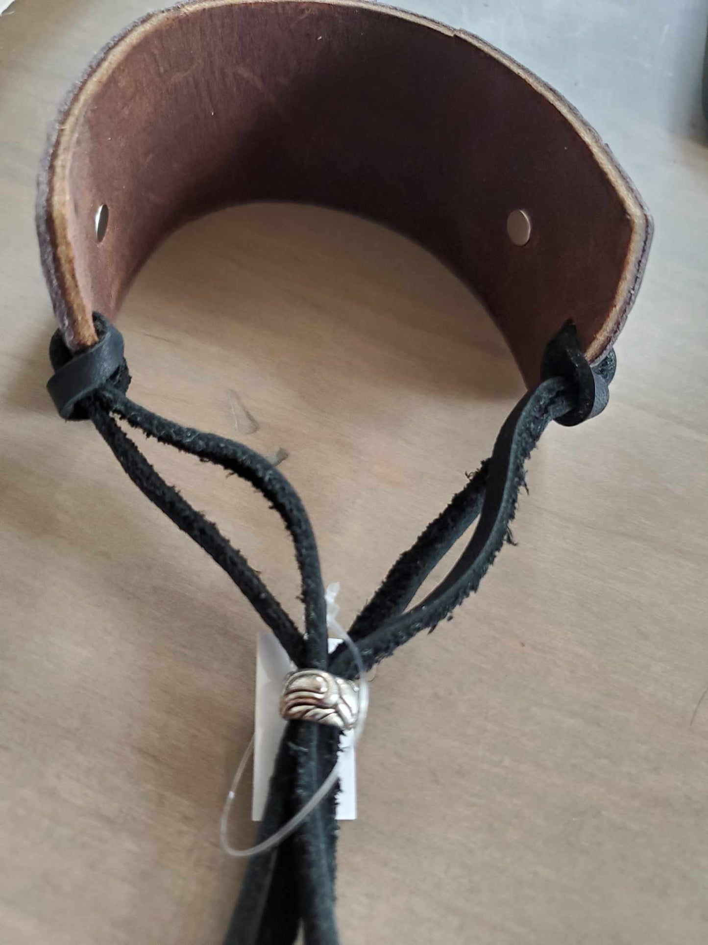 Leather Adjustable Bit Cuffs