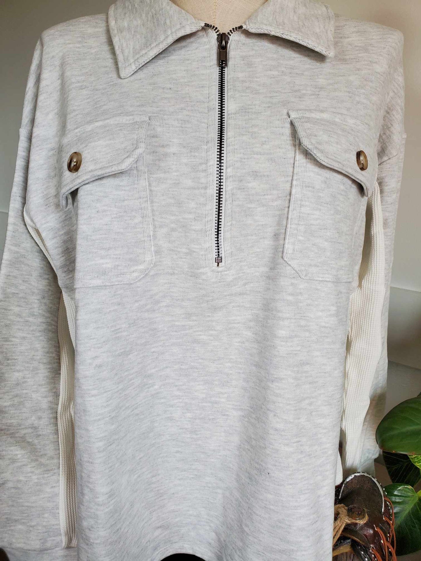Soft Brushed Half Zip Pullover