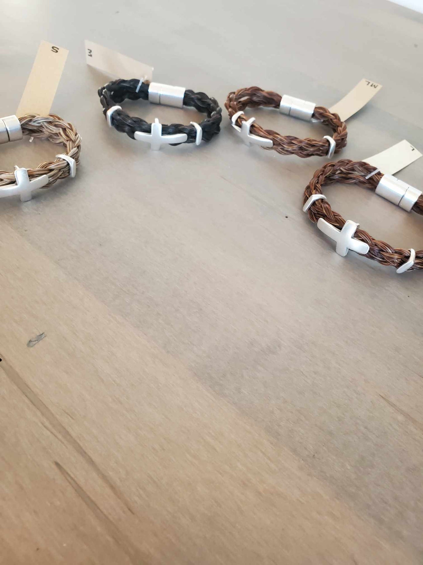 Cross Magnetic Clasp Bracelet