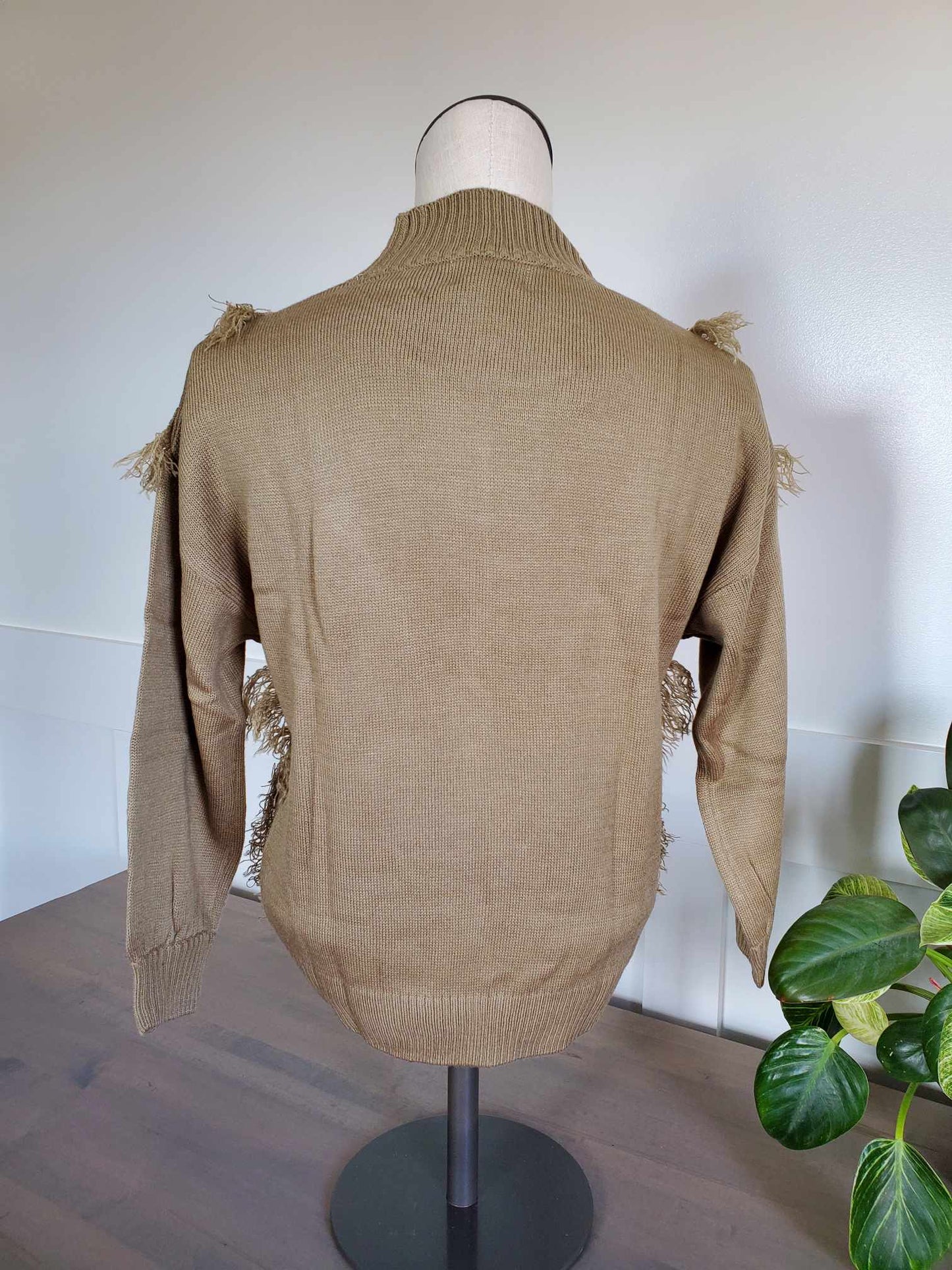 Tessa Fringe Accent Sweater