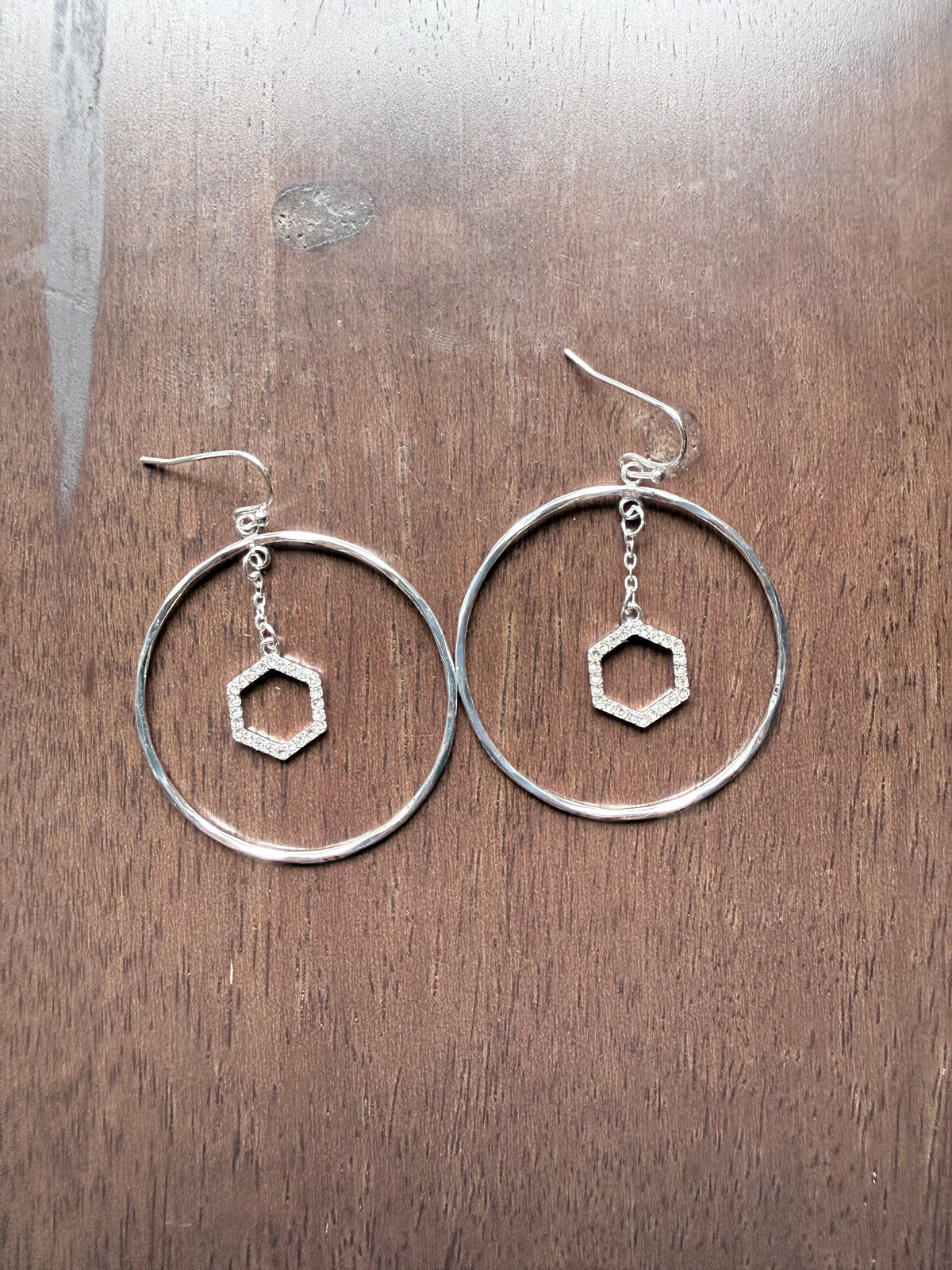Hexagon Earrings