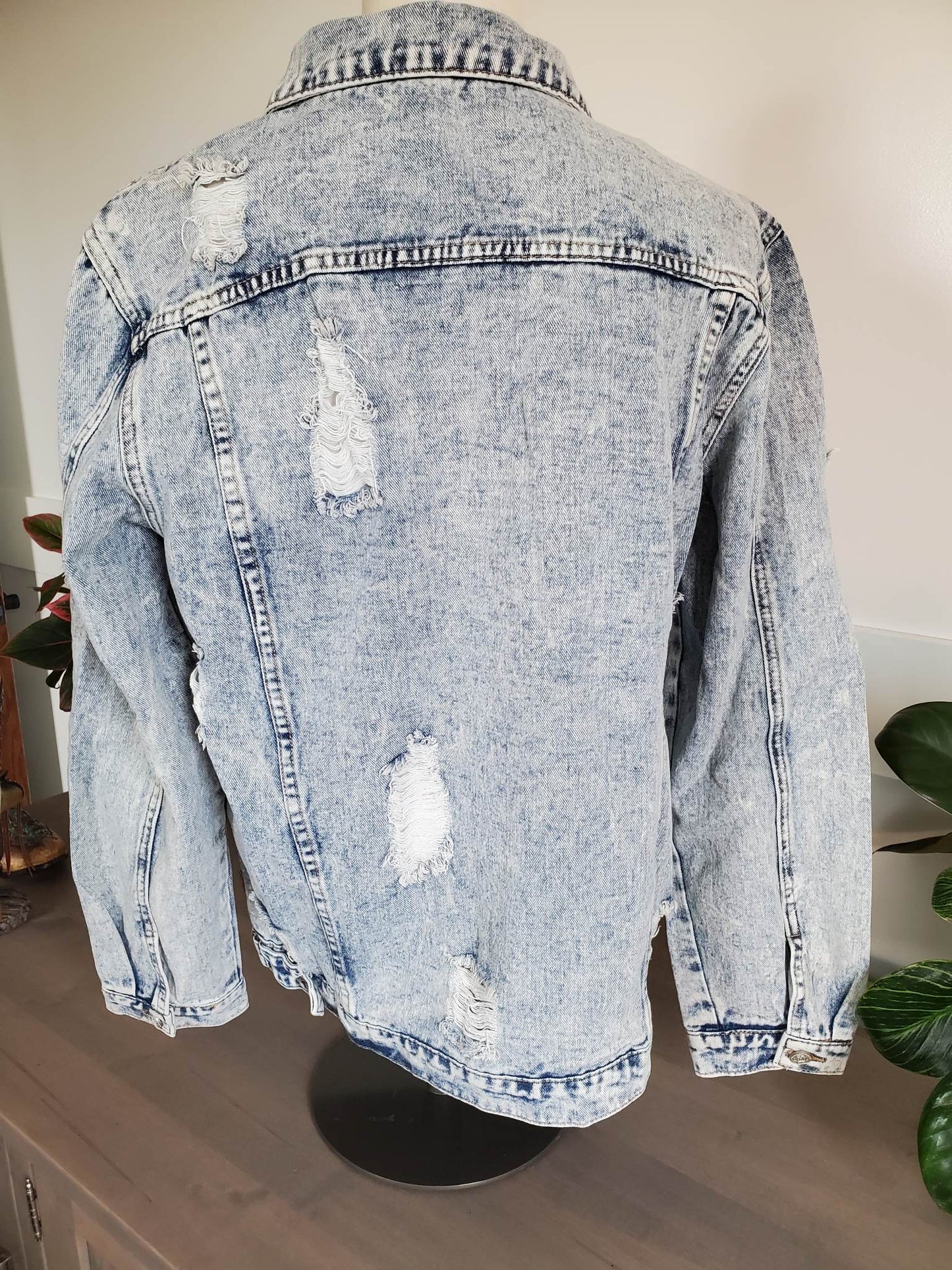 Distressed Denim Jacket
