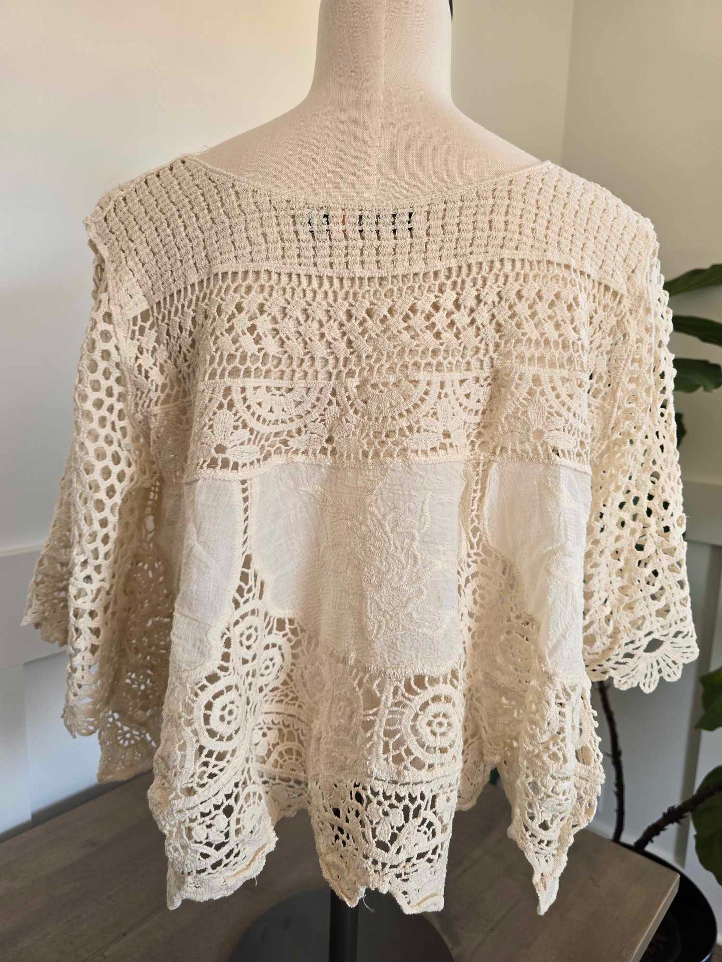 Lace Crochet Top