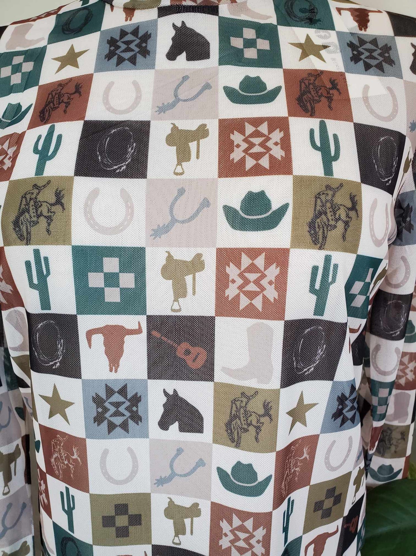 Western Mate Mesh Top