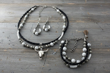 Desert Moon Steerhead Necklace
