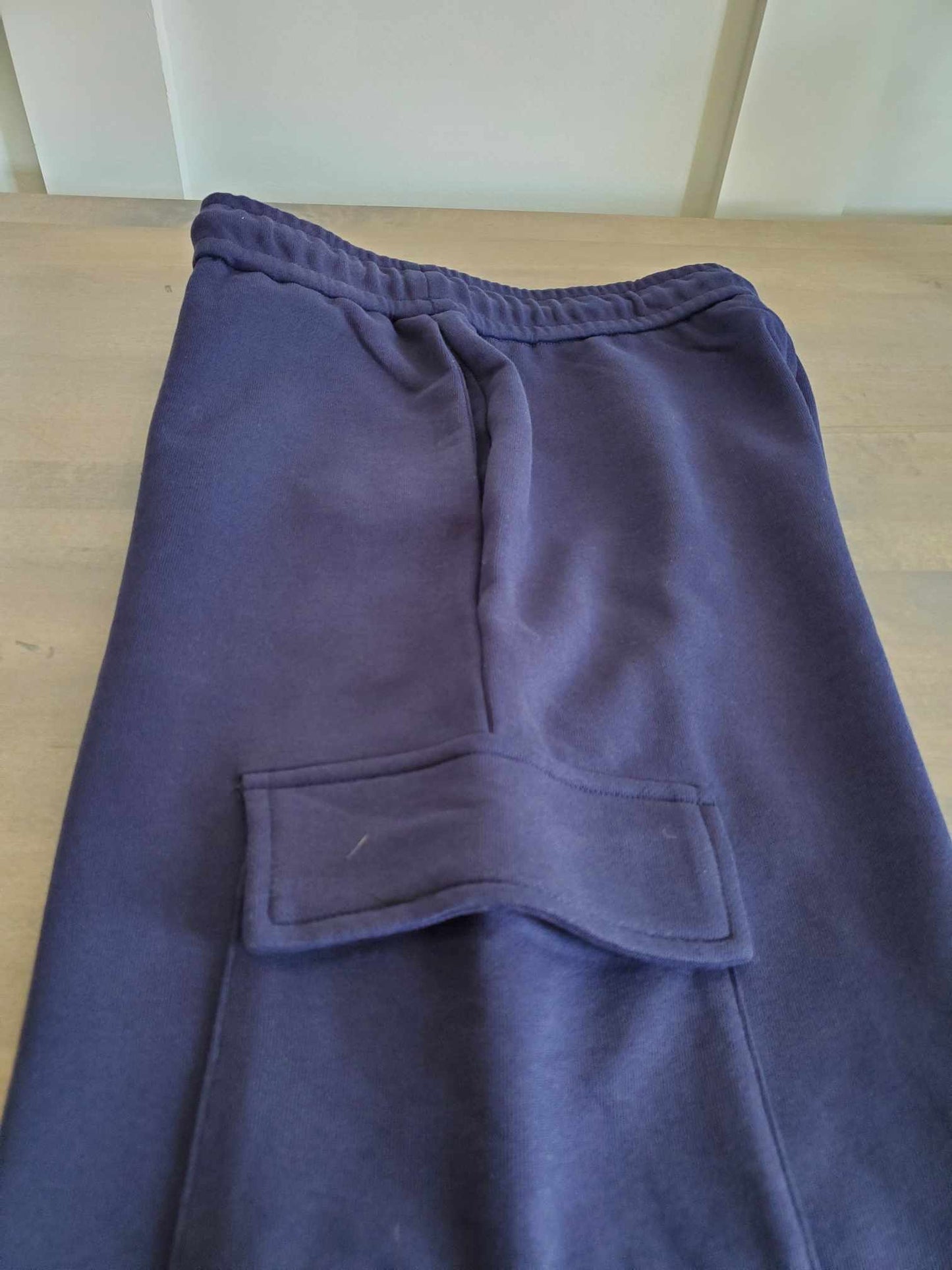 Relaxed Cargo Wide Terry Pants