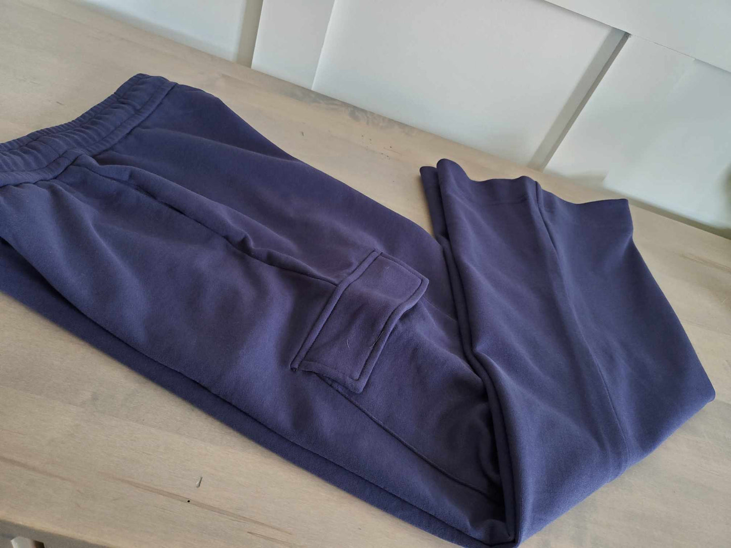 Relaxed Cargo Wide Terry Pants