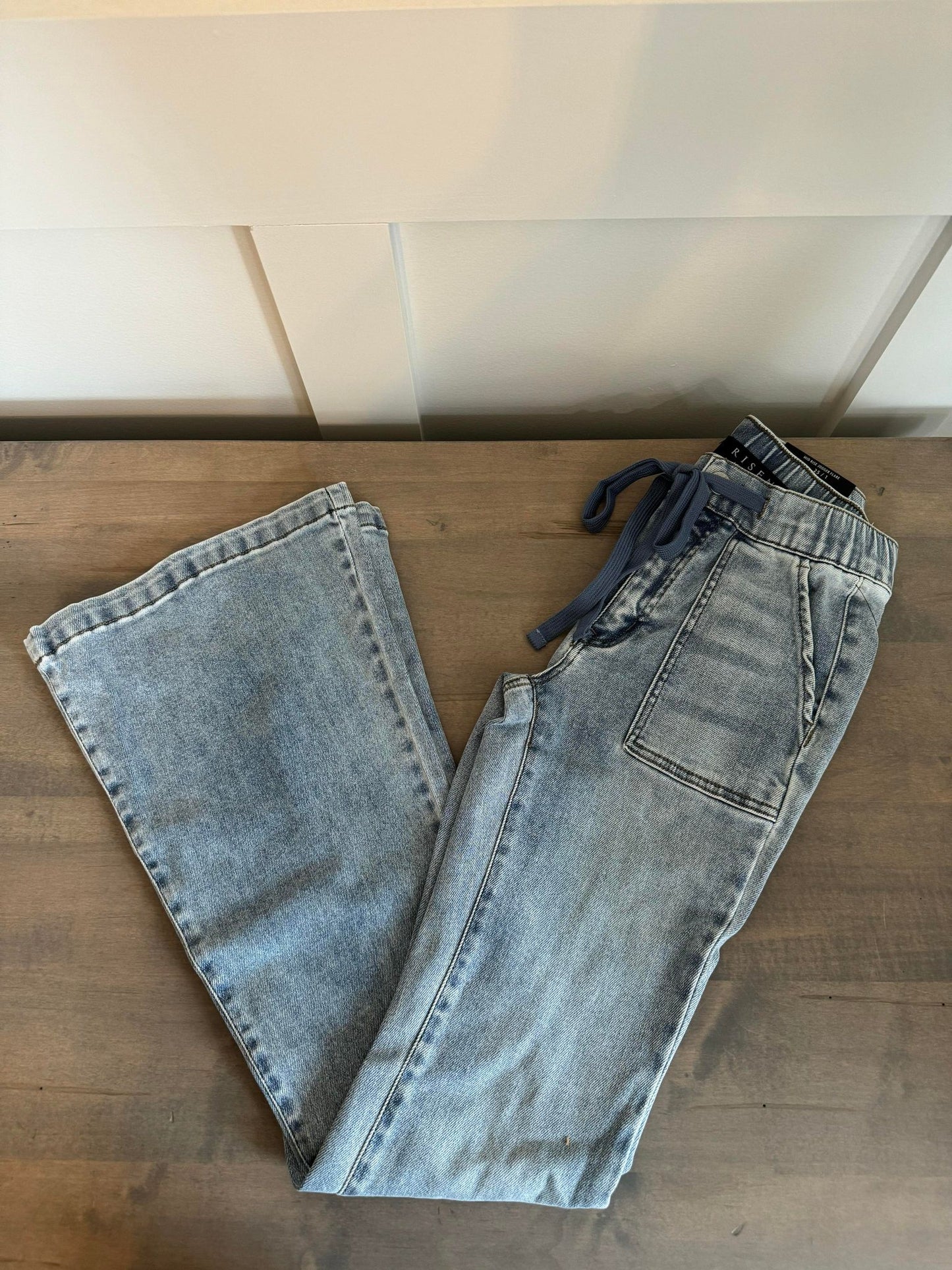 Mid Rise Jogger Flare