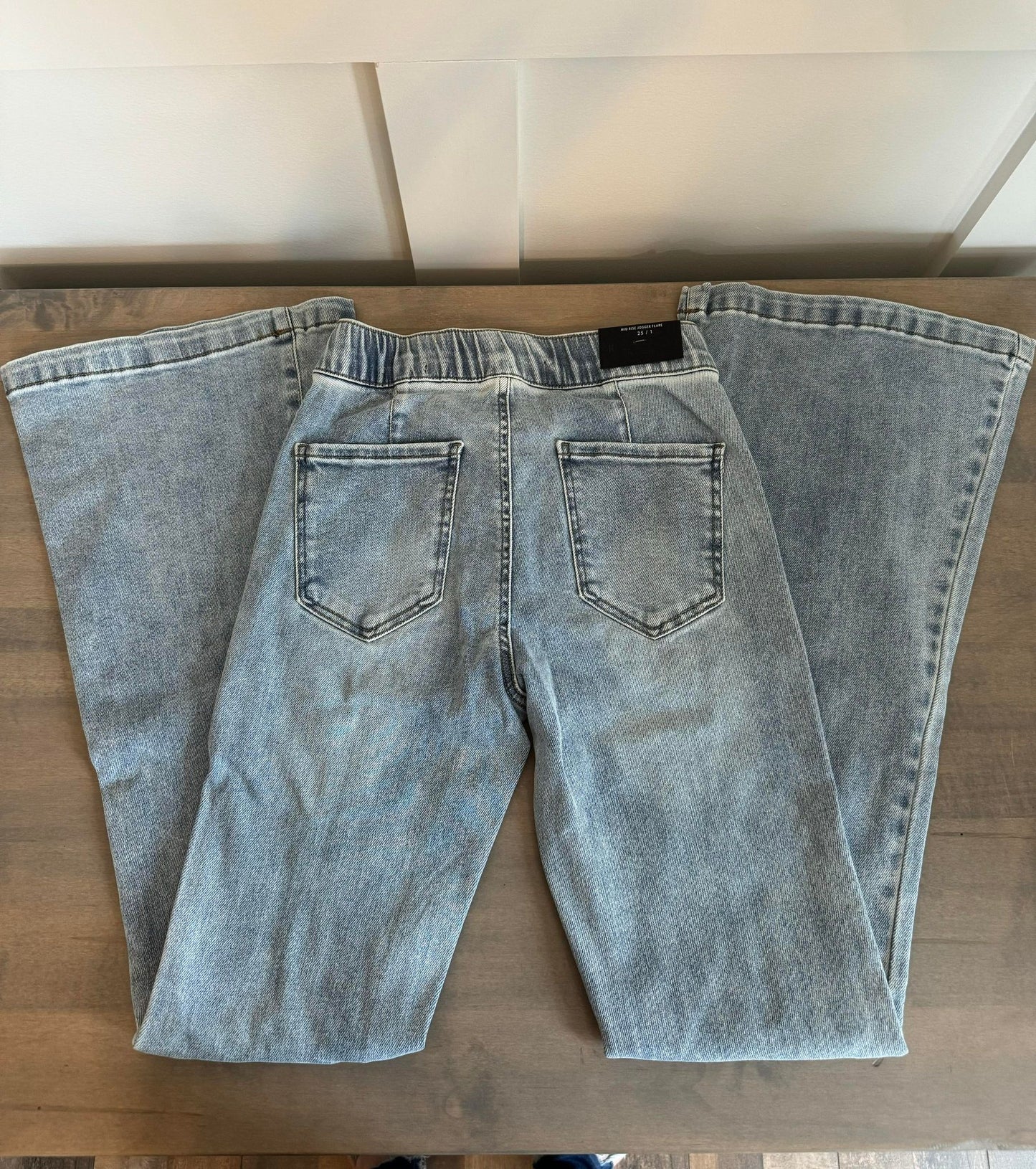 Mid Rise Jogger Flare