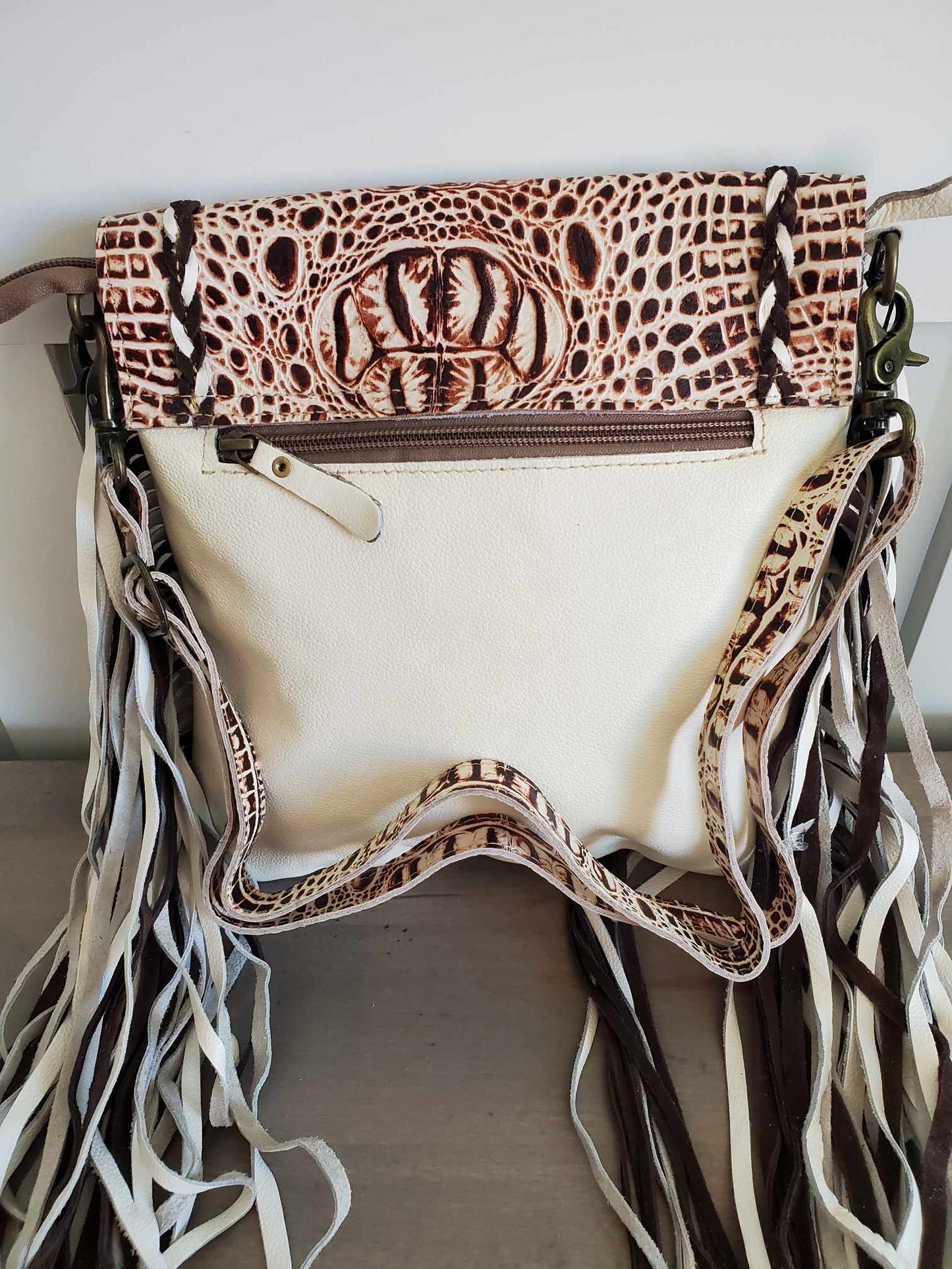Smokey Wild Leather & Hairon Bag