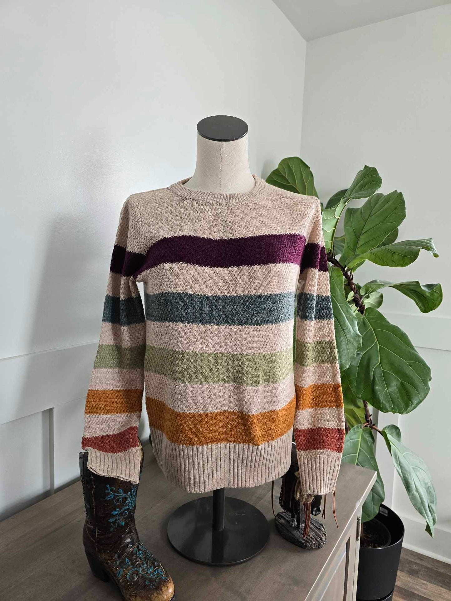 Knit Striped Sweater