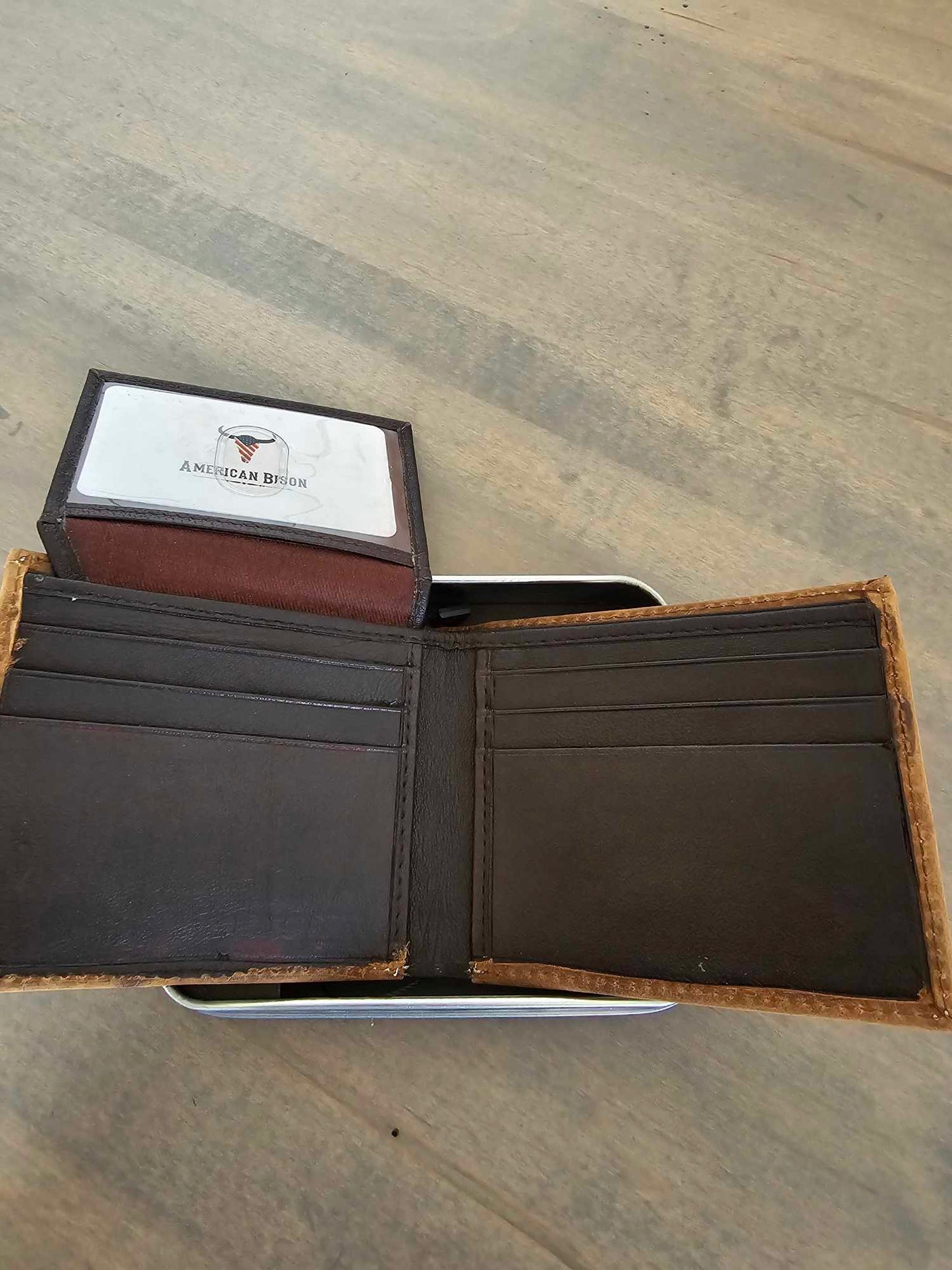 American Bison Logo Bifold Wallet
