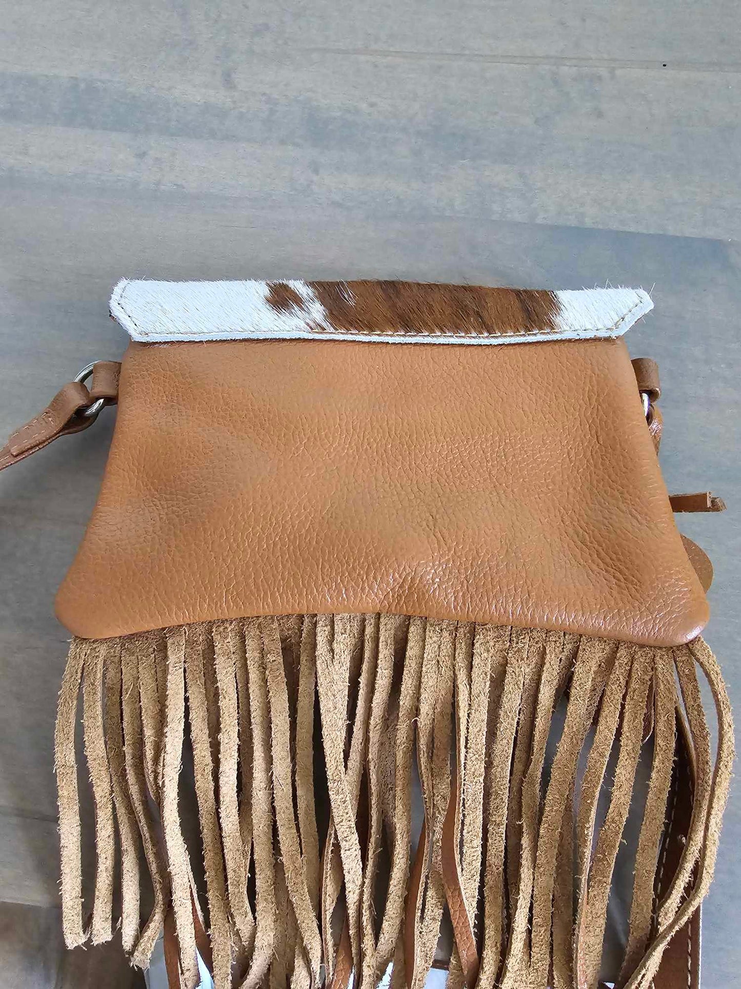 Leather and Hair on Hide Belt Bag