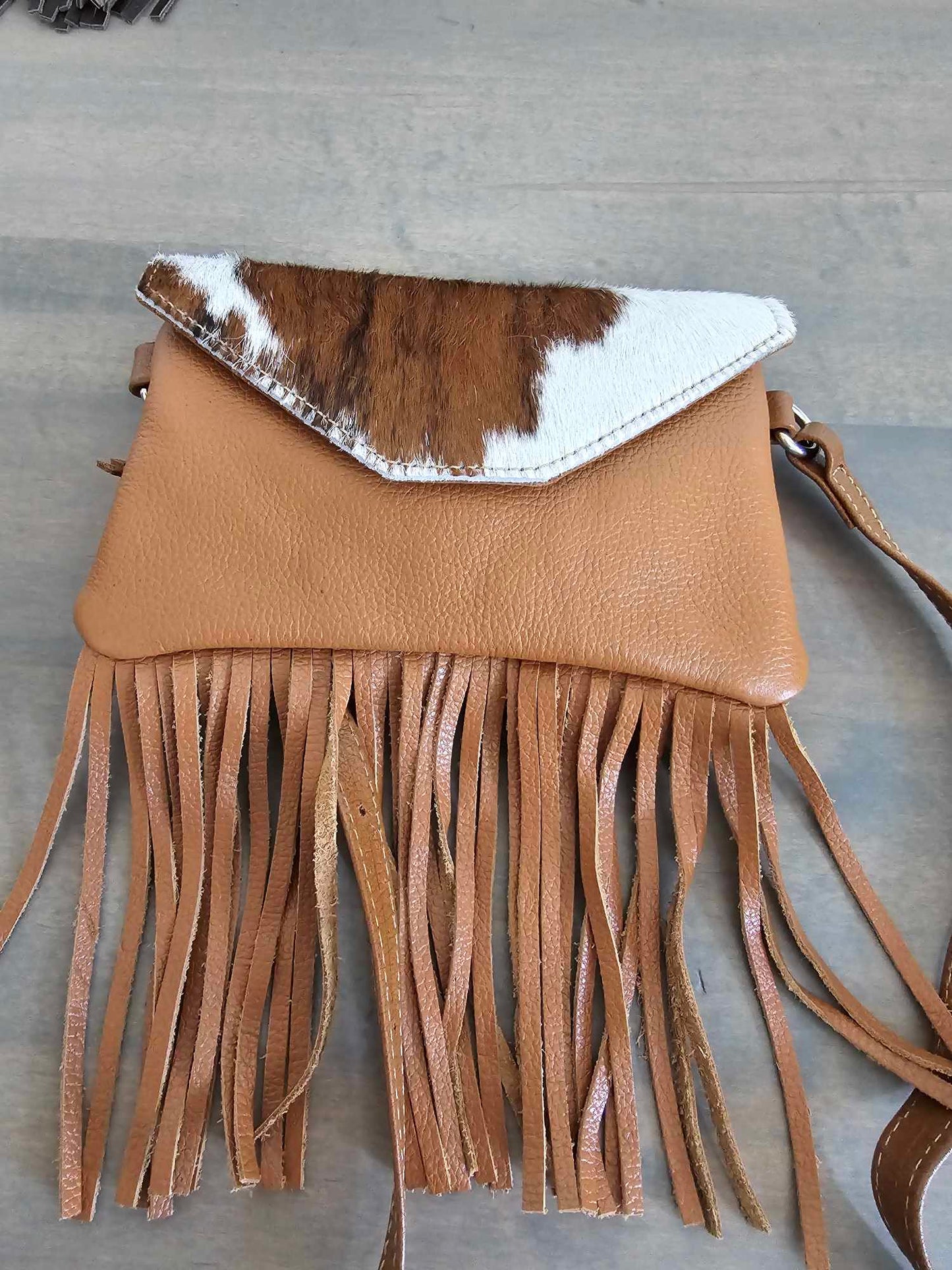 Leather and Hair on Hide Belt Bag