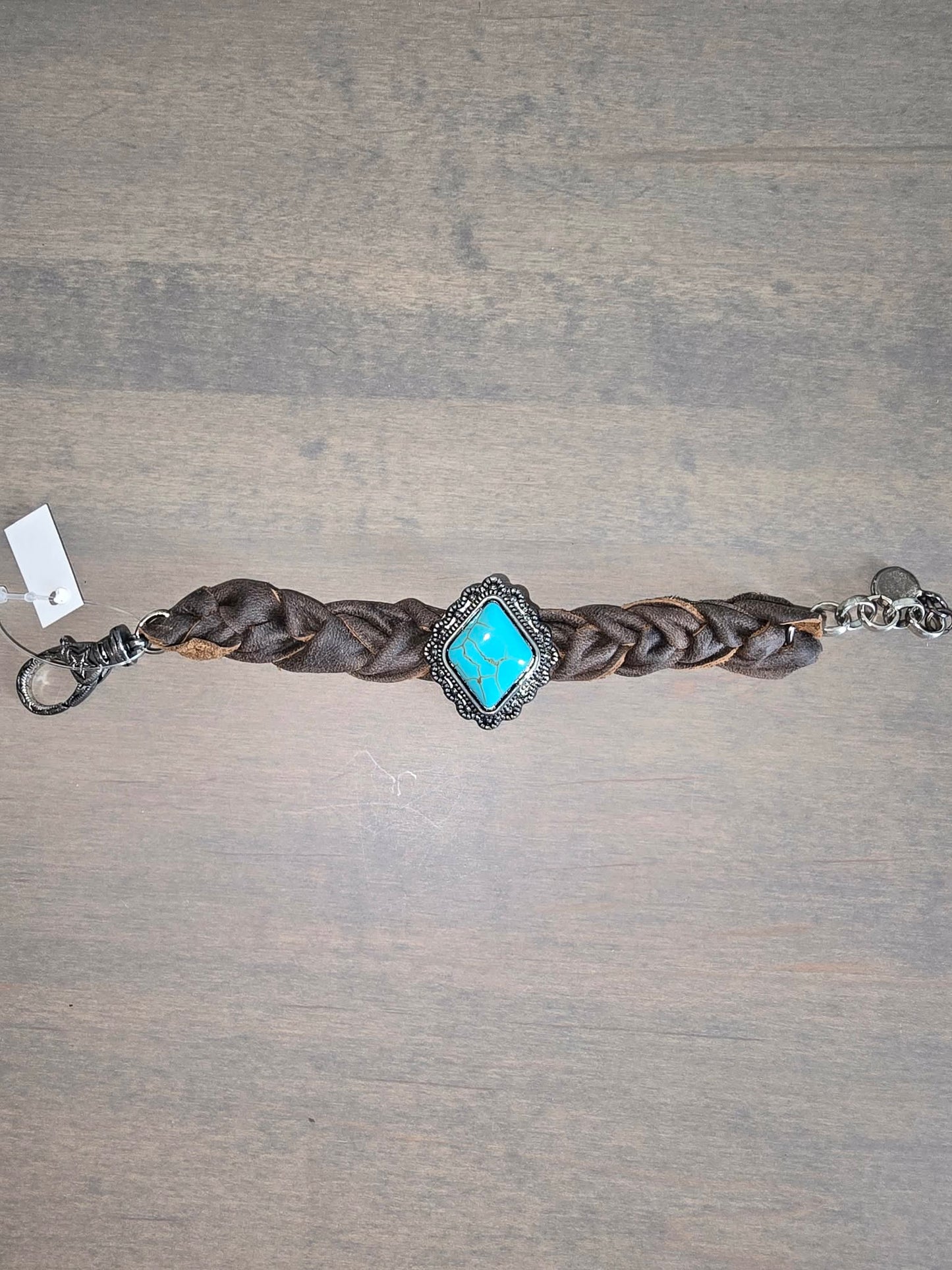Braided Stone Bracelet