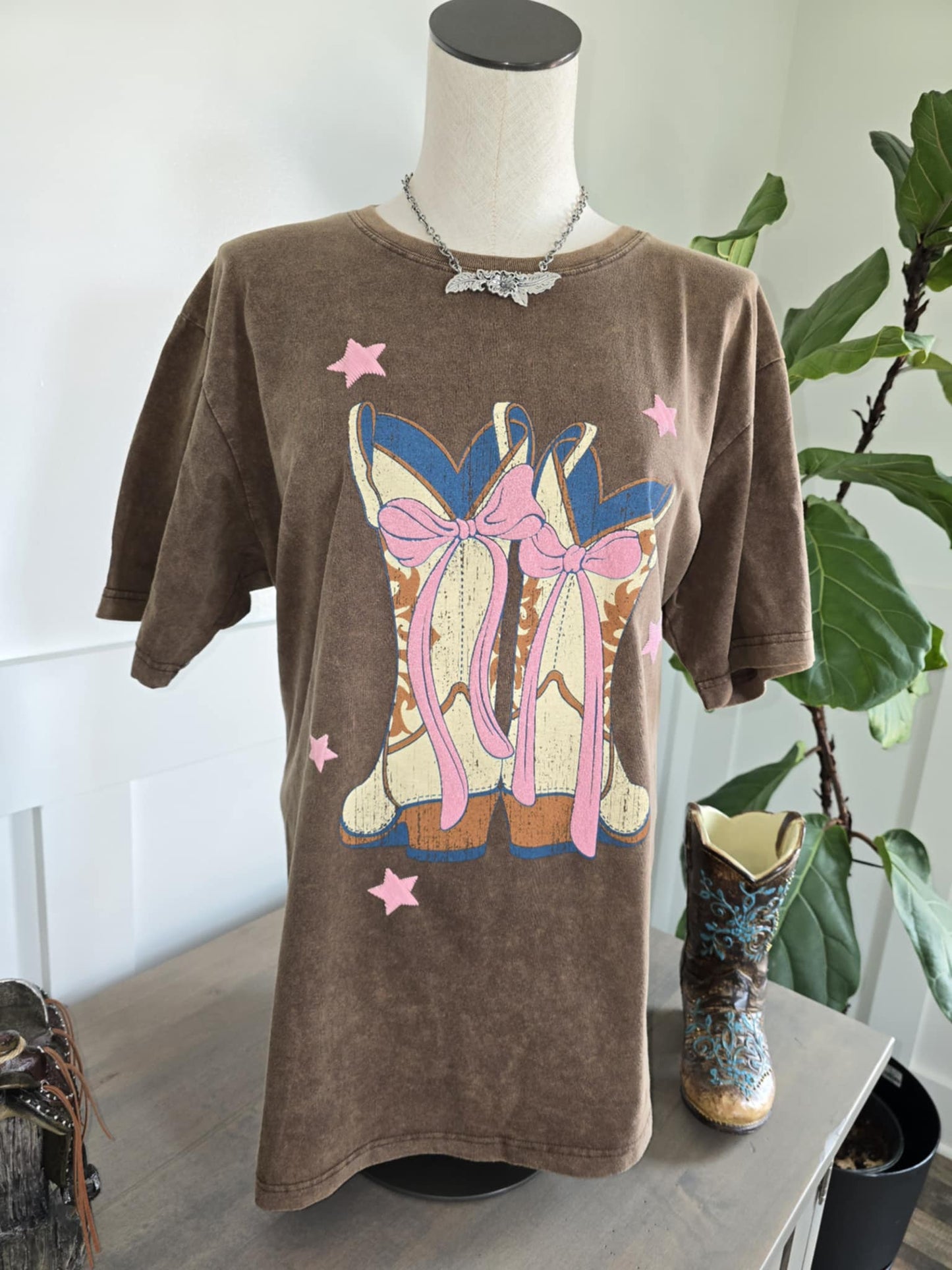 Bow and Boots Tee
