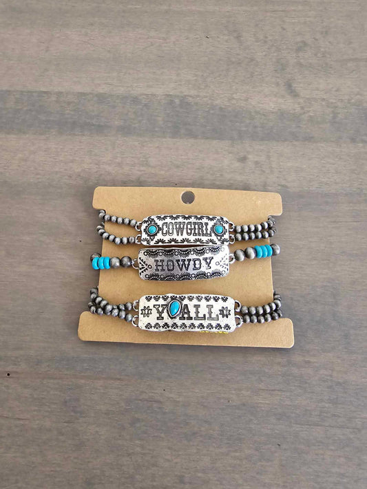 "Cowgirl" Stacked bracelet Set