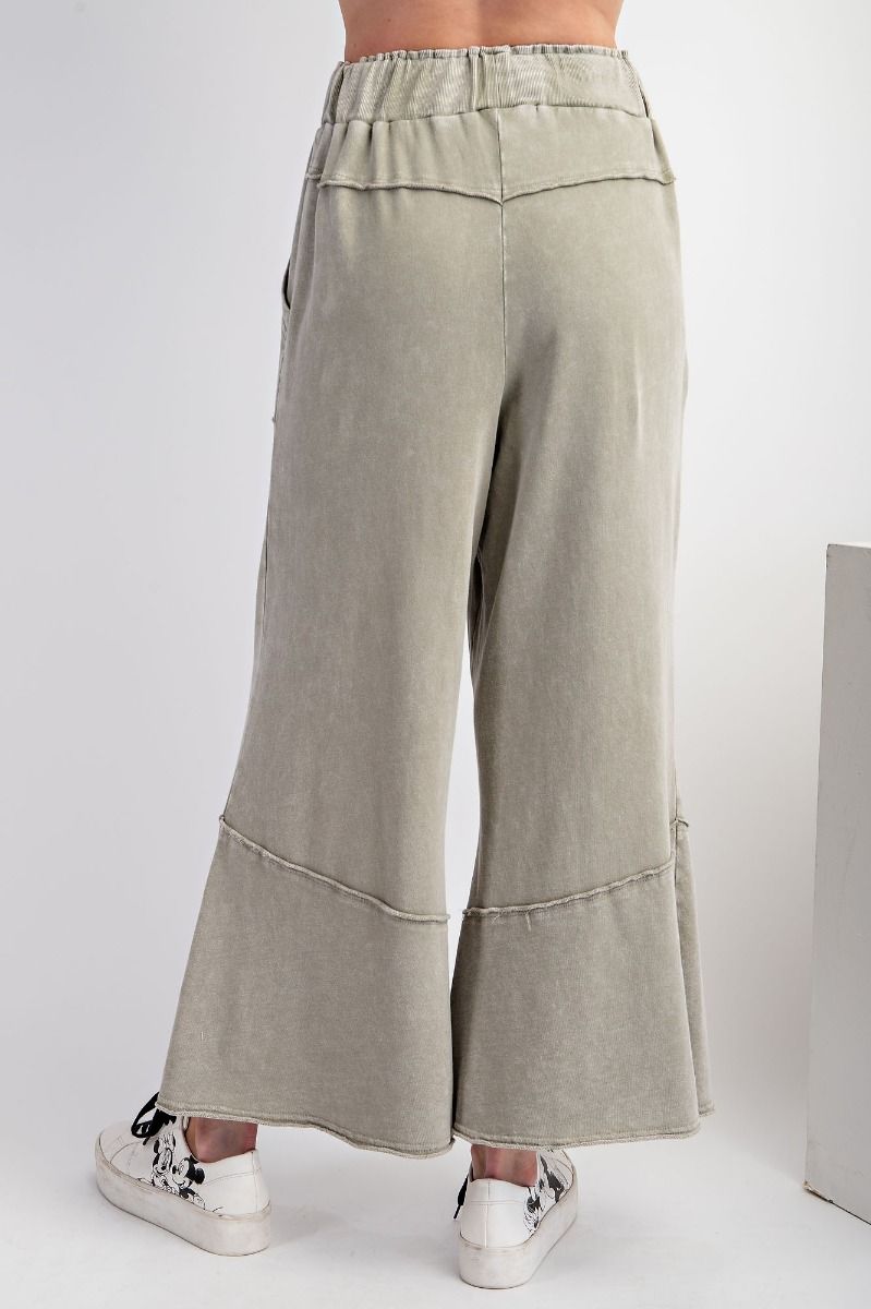 Mineral Washed Terry Knit Pants