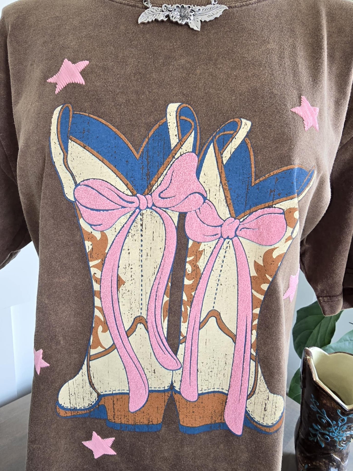 Bow and Boots Tee