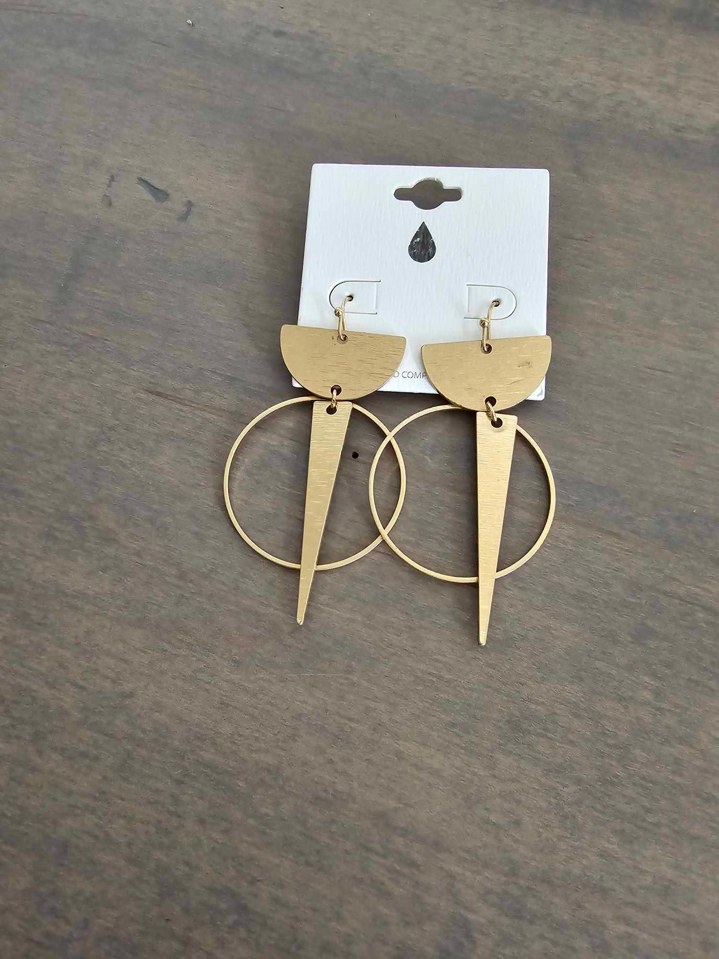Geometric Dangle Earring