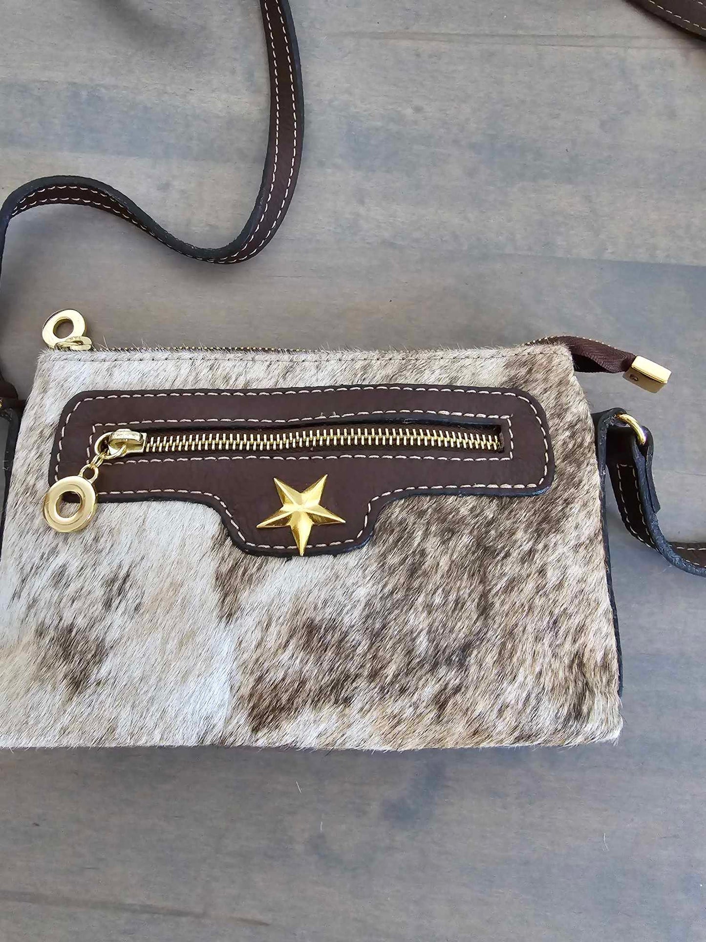 Small Hair on Hide Crossbody