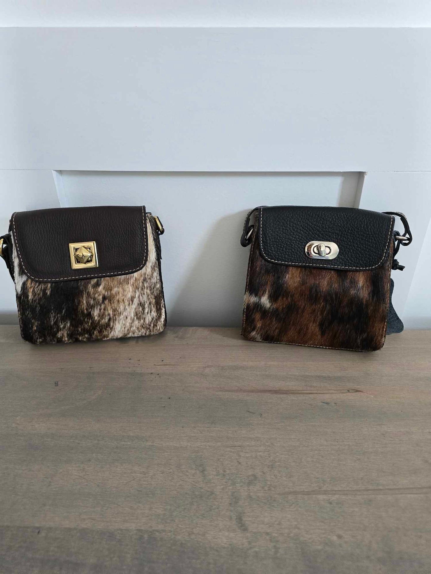Hair on hide Cross body