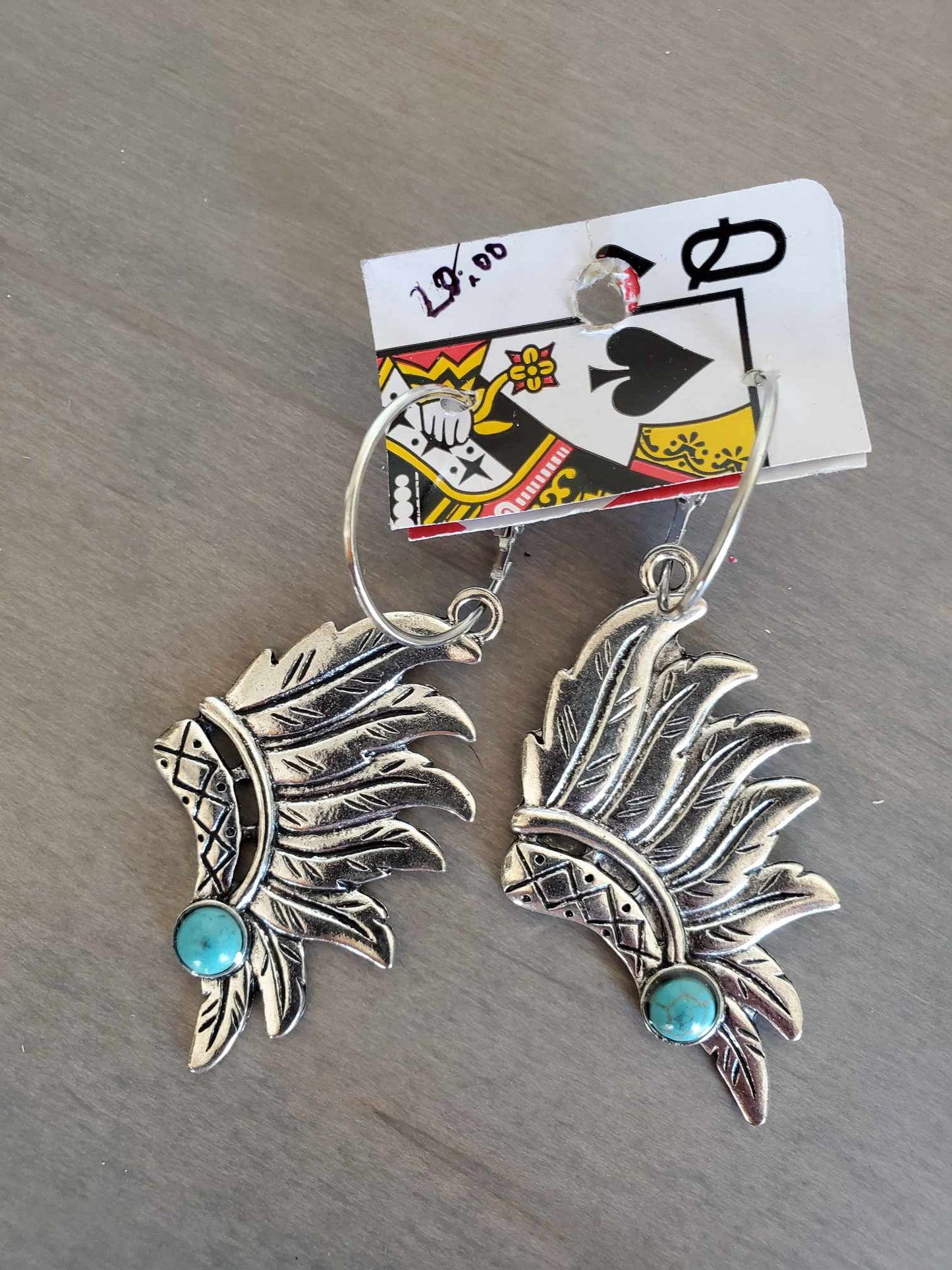 Silver and Turquoise Earrings