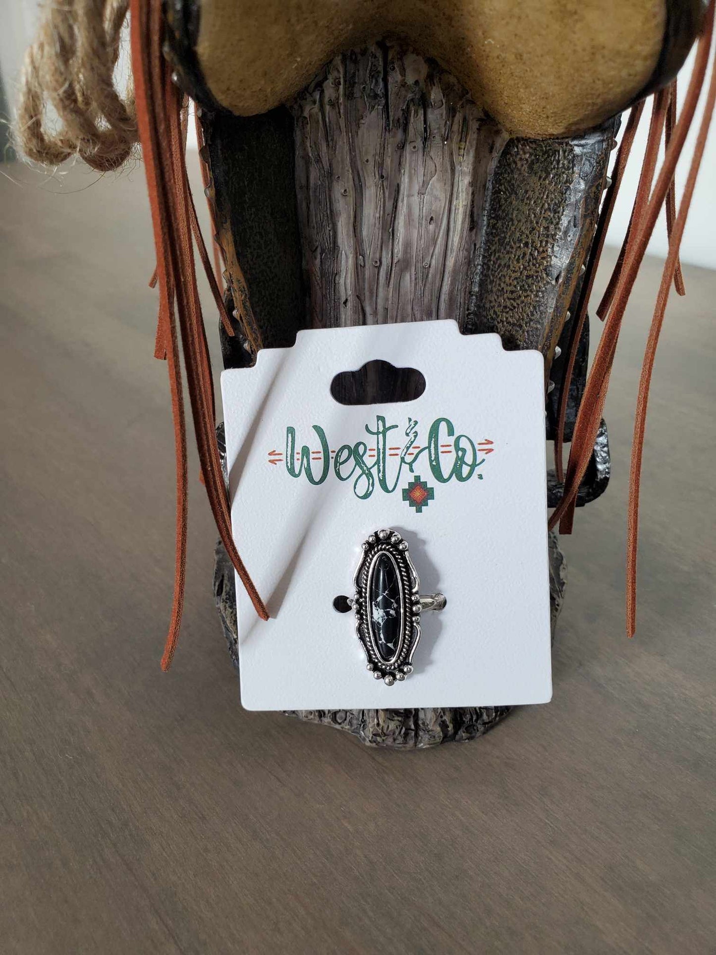 Adjustable Burnish Navajo Inspired Ring