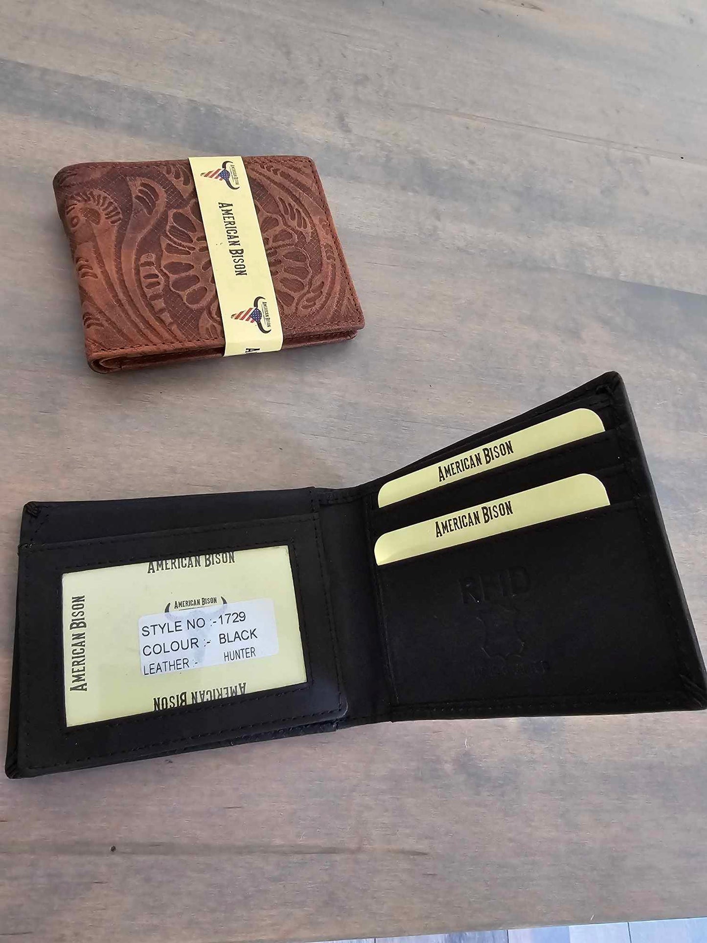 Paisley Embossed Bi-Fold Wallet
