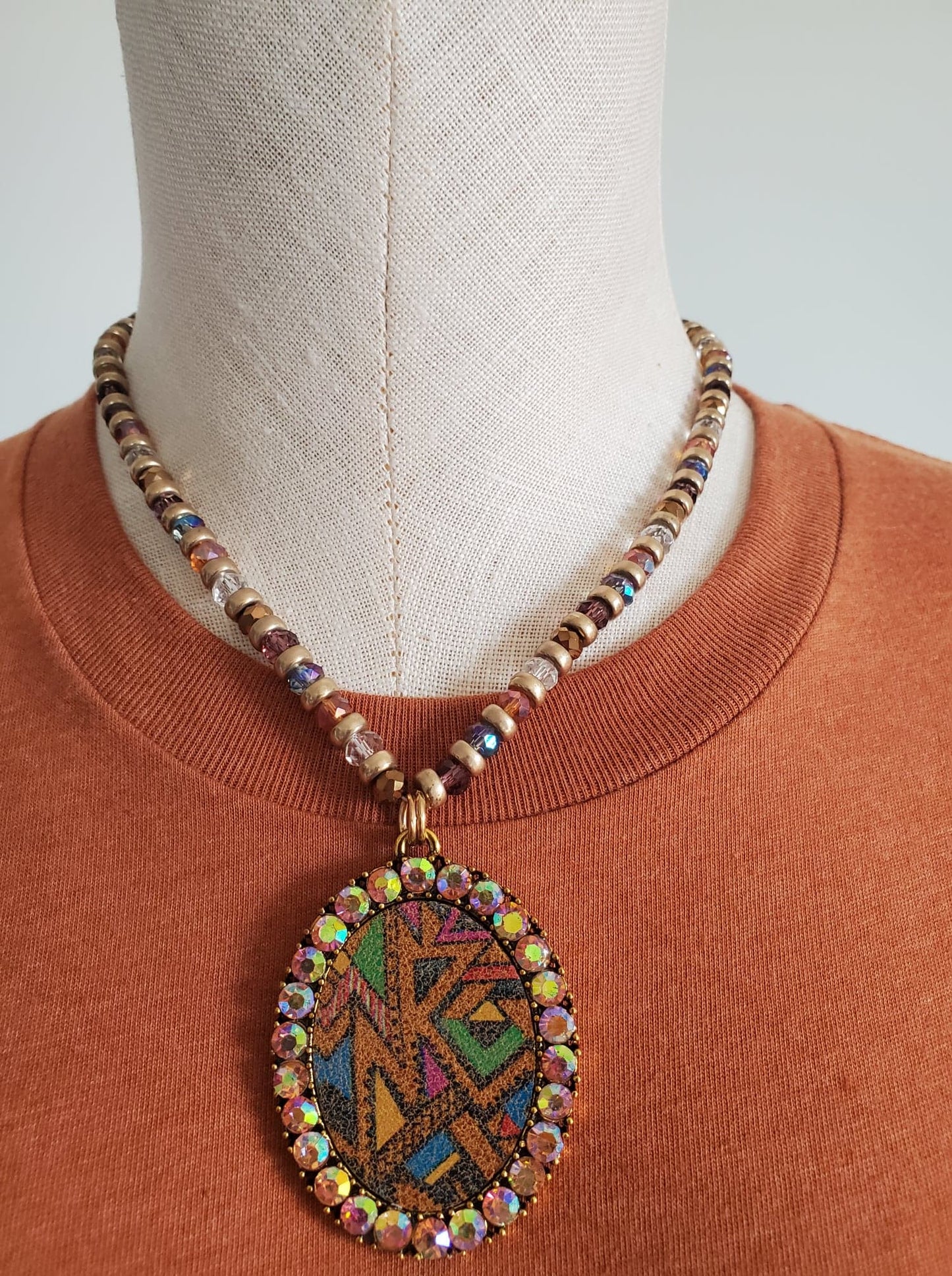 Aztec Crystal Necklace