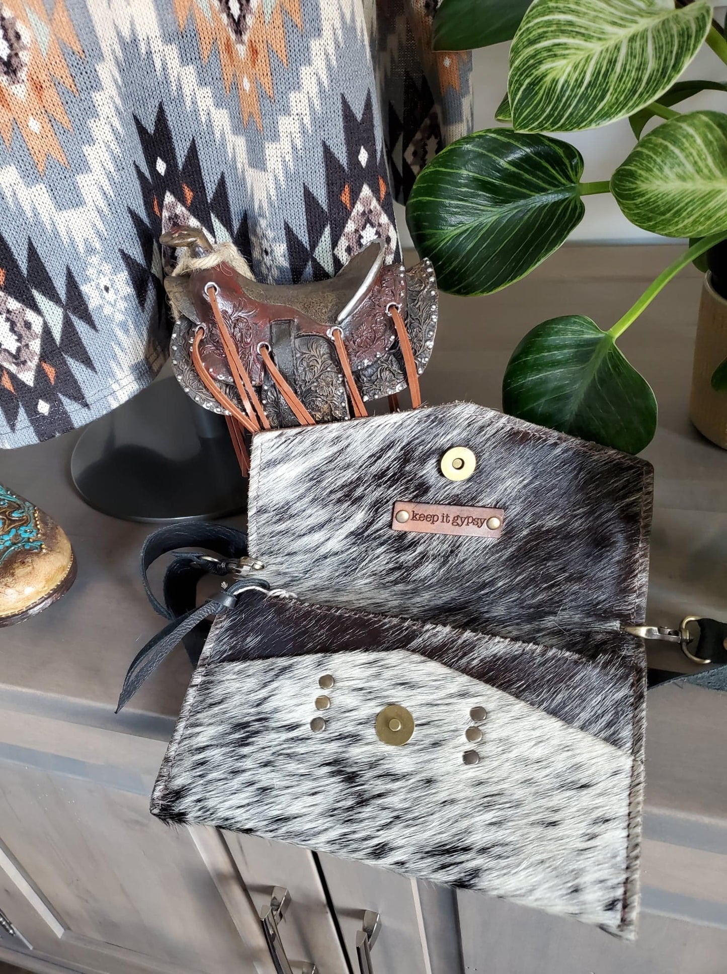 Genuine LV Hair On Hide Cross Body Bag