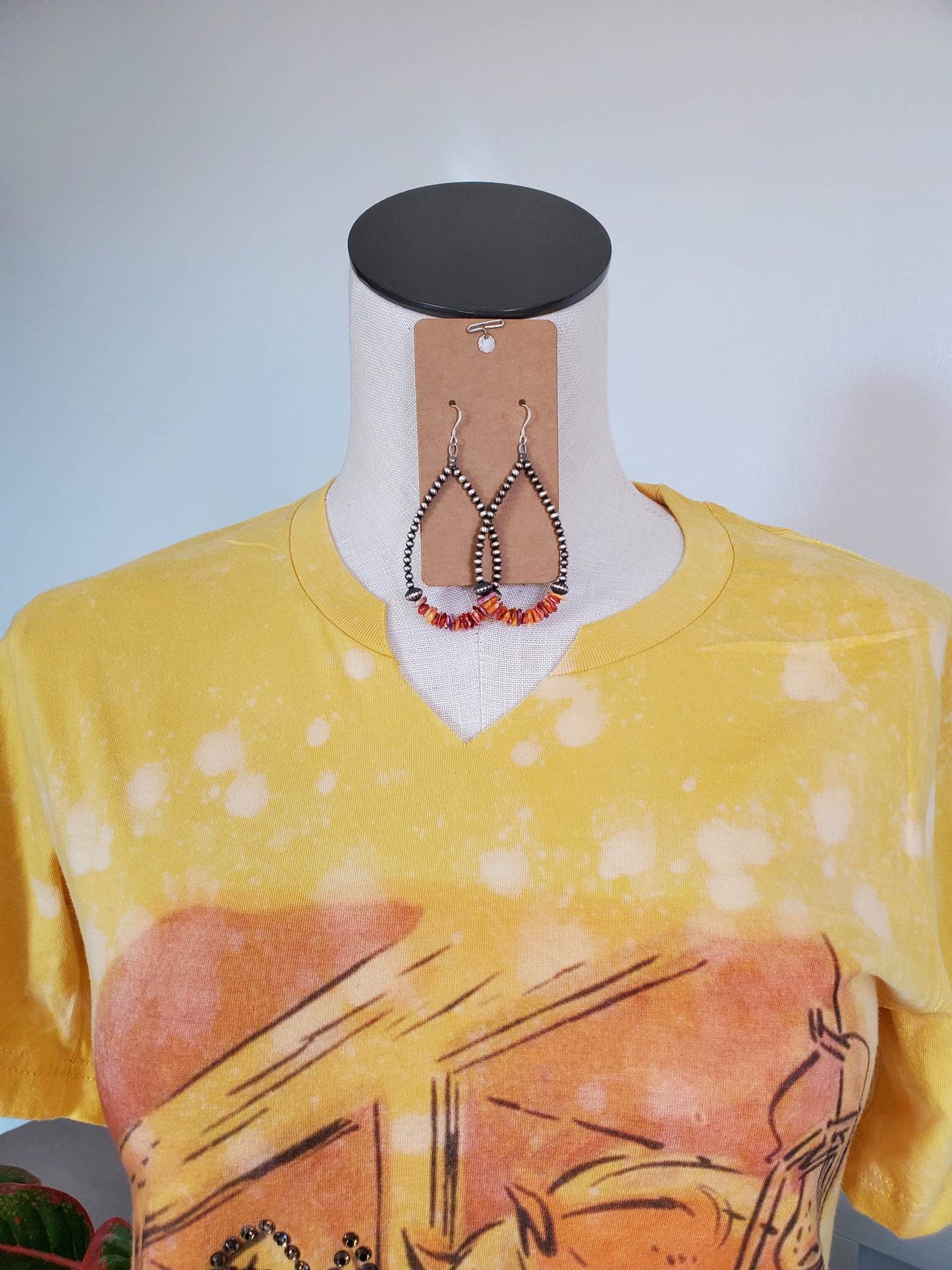 Genuine Navajo Tear Drop With Spiny Oyster