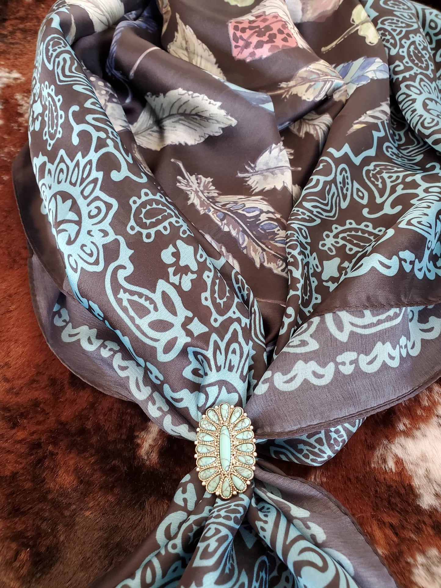 Saddle Up Scarf Slide/Ring/Tee Clip