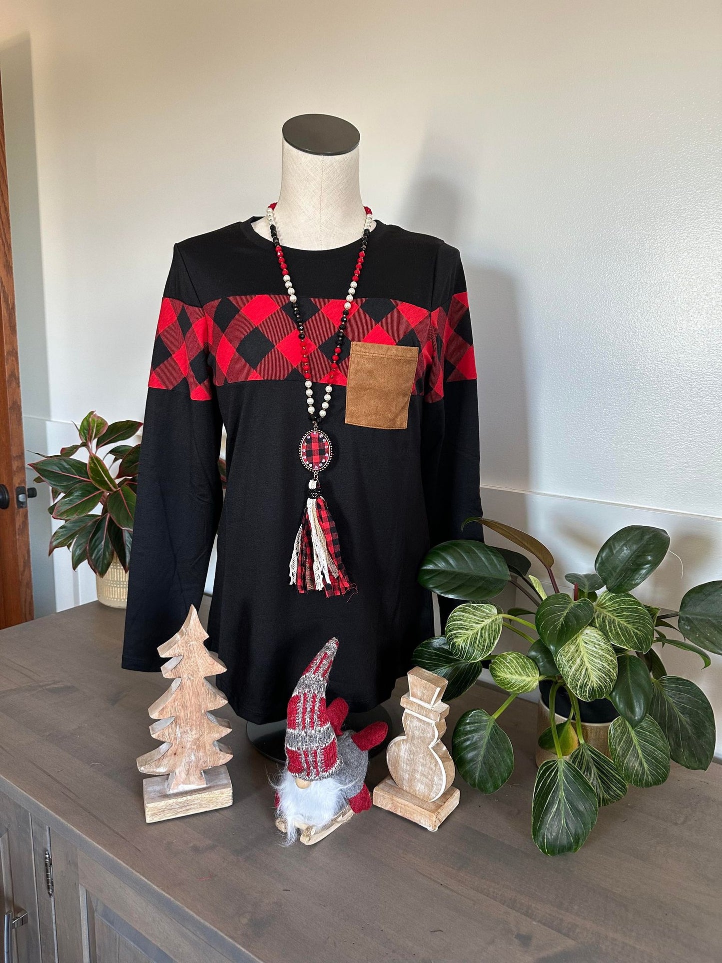 Buffalo Plaid Top