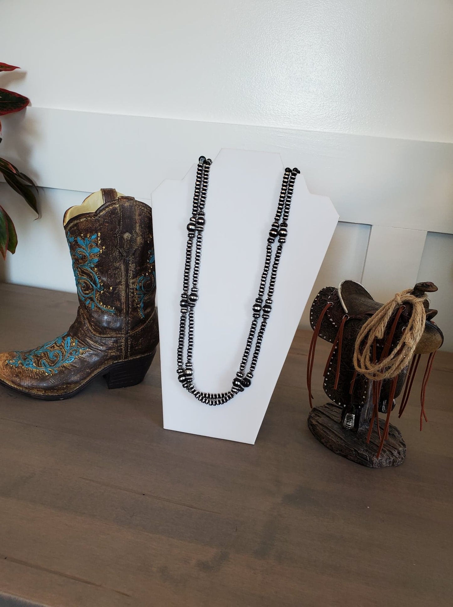 Indian Bead Double Necklace