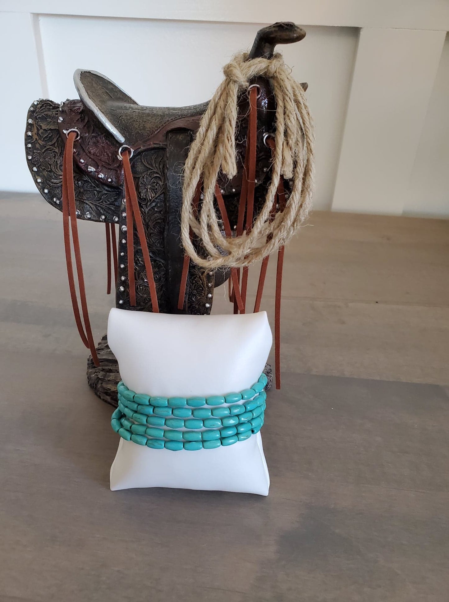 Turquoise Beaded Bracelet