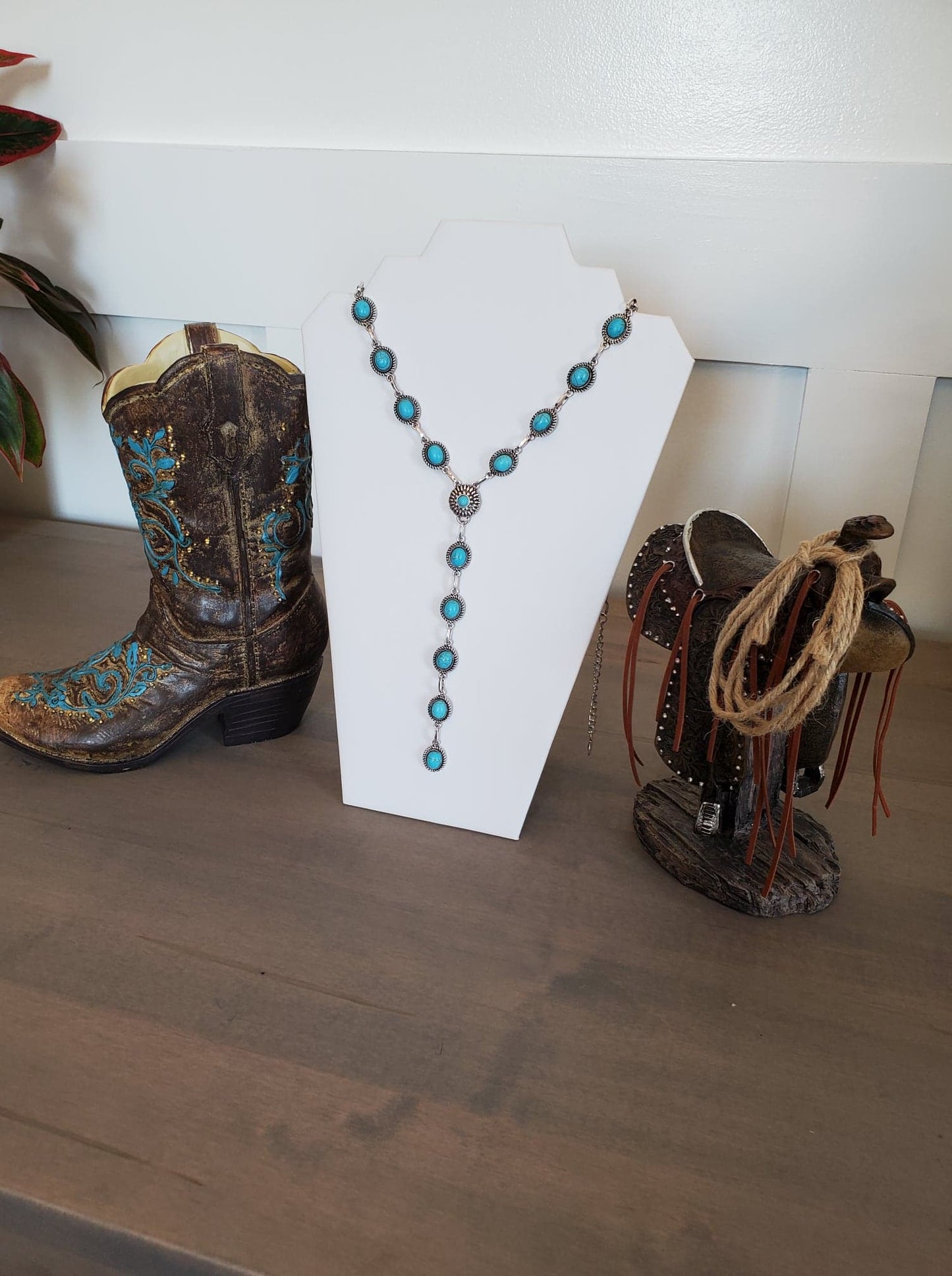 Turquoise Long Necklace