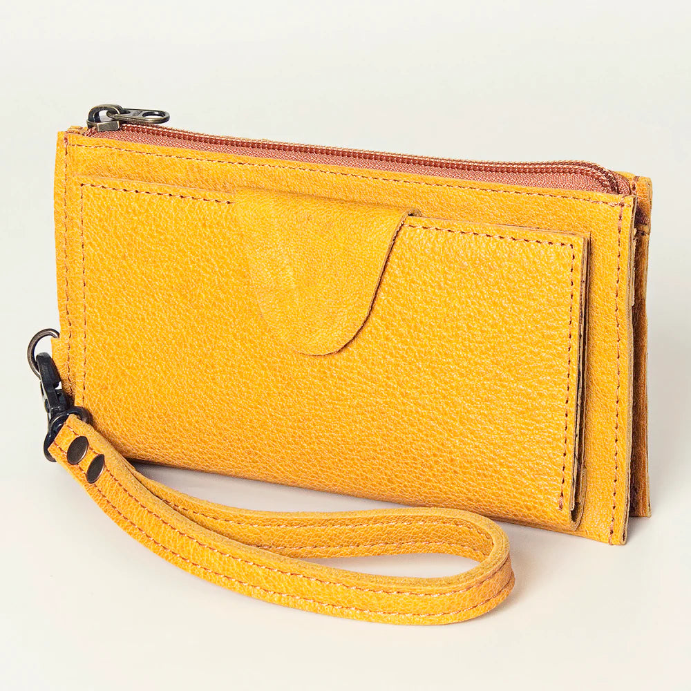 Leather Wristlet Wallet