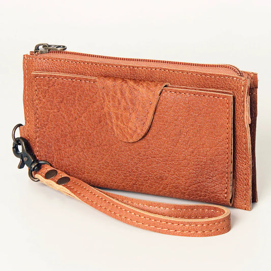 Leather Wristlet Wallet