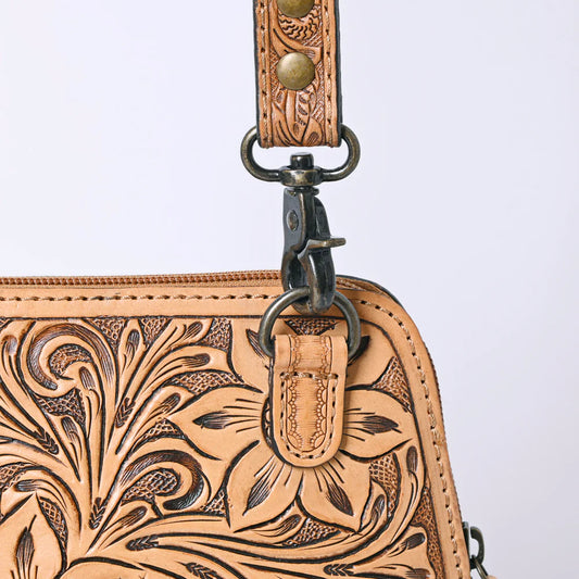 Tooled Leather Cross Body