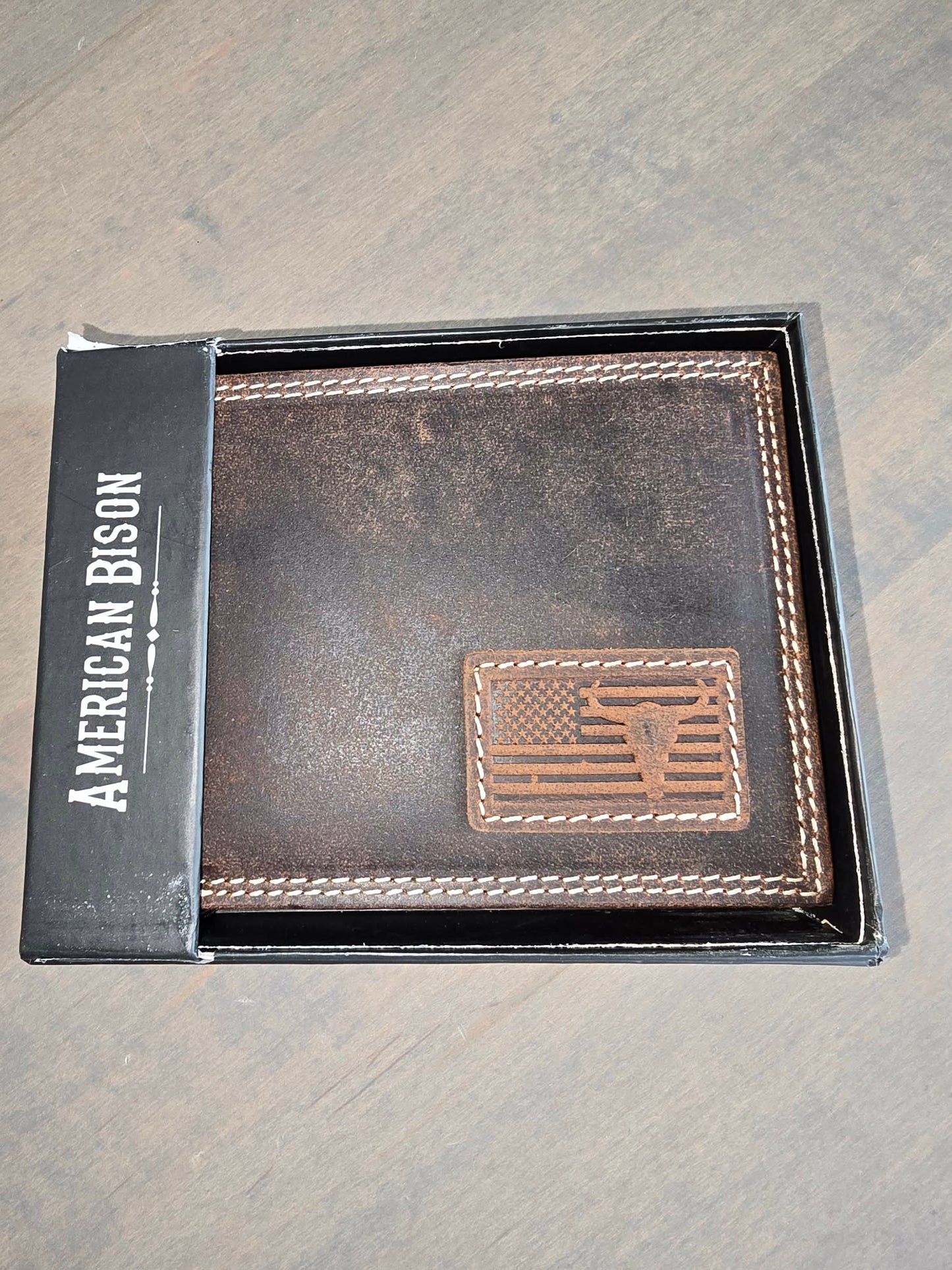 Bison Flag Bifold Wallet