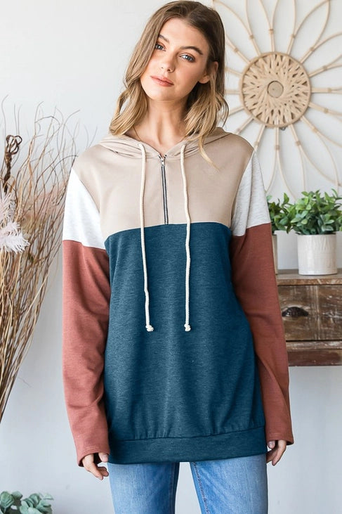 Color Block Hoodie